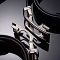 Miniatyrbild 4 av 6: [LFMB]Ko äkta läder herrbälte kohudsrem för manlig spärr automatiskt spänne bälten för män brunt kroppsbälte ne811-black 100cm