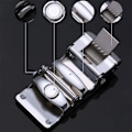 Miniatyrbild 6 av 6: 140-150 cm Ny legering automatiskt spänne bälte äkta läder man bälte Designer mode för designer ko herr bälte hög kvalitet Belt body 110cm