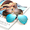 Miniatyrbild 3 av 6: JackJad Fashion 20th Anniversary Edition DECADE TWO Solglasögon Mayweather Style Brand Design Aviation Solglasögon Oculos De Sol C2 Gradient Gray