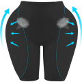 Miniatyrbild 1 av 6: WEPBEL False Ass Butt Lifter Sexig Push Up Intim Body Shaper Hip Up Trosa Vadderade trosor Underkläder Kvinnor Sömlös spetsrumpa Black S