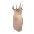 Miniatyrbild 1 av 6: Full Slips Underklänning Kroppsformare Magkontroll Shapewear Waist trainer Bodysuit Butt lifter Seamless Slimming Underkläder Korsett Beige L