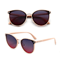 Miniatyrbild 4 av 6: GCV Polarized Lady Solglasögon Cat Eye Mode Solglasögon Lyx Kvinna Kvinnligt Märke Ultralätt Båge Turism Fest Leisu HAWKSBILL BLACK Polarized