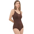 Miniatyrbild 4 av 6: Body Kvinnor Shapewear Kroppsdräkter Öppen gren Bantning Kroppsformare Underkläder Dam Ropers Shapewear Kvinnor Magkontroll Brown M