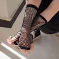 Miniatyrbild 3 av 6: Nytt mode Neon Fishnet Cykelhandskar Fingerlösa Långa Handskar Ben Arm Manschett Fest Klänning för Dam Sexig Vacker Arm A6651(.330)
