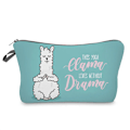 Miniatyrbild 1 av 6: Sminkväska Värmeöverföring Härlig kosmetisk väska med print Liten toalettväska för damer och flickor Presenter Högkvalitativt case 307-5 Alpaca Bag