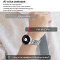 Miniatyrbild 5 av 6: Ny Smart Watch Herr GPS Track Lokal musikspelare 454*454 AMOLED-skärm Bluetooth Call Sports Man Smartwatch För Huawei silver