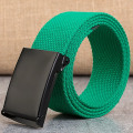 Miniatyrbild 1 av 6: Gratis gravering Plus LONG Storlek 160 150 140 130 cm Canvasbälten Herr Anpassat namn Automatiskt spänne Damer Large Big Size Jeansbälten Deep Green 110cm