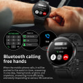 Miniatyrbild 3 av 6: LIGE Smart Watch Herr 1,6 tum Full Touch Armband Fitness Tracker Sportklockor Bluetooth Call Smart Clock Herr Smartwatch Mesh belt black 600mA-Bluetooth call