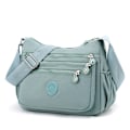 Miniatyrbild 3 av 6: Messenger Bag Causal Kvinnor Axelväska Multi Nylon Kvinna Crossbody-väskor Kvinna Crossbody Moderväska Shoudlerväska Gray 01