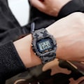 Miniatyrbild 3 av 6: SKMEI Multifunktionell Digital Watch Herr 2 Time Count Down Herrarmbandsur Mode Retro Manklockor reloj hombre 1628 Gray camo with box