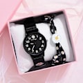 Miniatyrbild 1 av 6: Watch Nylon Daisy Flowers Damarmbandsur Modeklockor Set Quartz Clock s relogio feminino set 3