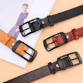 Miniatyrbild 2 av 6: DINISITON Bälten för kvinnor för kvinnor Äkta läderbälte Mode matchande band Kohud Casual Designerbälte av hög kvalitet Red 115cm