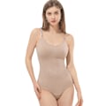 Miniatyrbild 3 av 6: Body Kvinnor Shapewear Kroppsdräkter Öppen gren Bantning Kroppsformare Underkläder Dam Ropers Shapewear Kvinnor Magkontroll Brown M