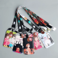 Miniatyrbild 2 av 6: 1 set Anime Spirited Away PVC-kortfodral Kortnyckel Lanyard Cosplay Badge ID-kort Hållare Halsband Case QX-E