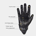 Miniatyrbild 6 av 6: Suomy Motorcykelhandskar i Läder för Kvinnor Sommar Andningsbara Moto Gp Handskar Retro Hel Finger Cykelhandskar Rosa Xs-Xxl Brown M
