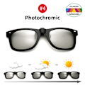 Miniatyrbild 1 av 6: VIVIBEE Flip Up Clip on Solglasögon för män Körning Solglasögon Lättfiske Kvinna Anti-UVA UVB polariserad nattseende lins 4 Photochromic with case