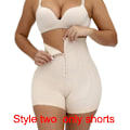 Miniatyrbild 1 av 6: High Compression Skims Damkroppsformkläder Extra fast dragkedja Kontroll Fake Ass Butt Lifter Booties Faja BBL Post Op Surgery style 2 skin 4XL