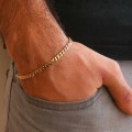Miniatyrbild 6 av 6: Vnox 18-70 cm Curb Chain Halsband 3-11 mm Miami Cuban Link Klassisk Punk, tungmetall, Långt Damhalsband i rostfritt stål 5mm Black 18cm Bracelet