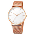 Miniatyrbild 1 av 6: Mode Reloj Mujer Quartz Watch Simple Montre Femme Dam Mesh Armband i rostfritt stål Casual Watch Metall Timmar Relogio 1635Z-W