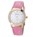 Miniatyrbild 5 av 6: 2022 Damklockor Populärt märke Geneva Klockor Mode Läderband Quartz Watch Dam Casual Utförsäljning 069884white