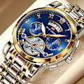 Miniatyrbild 3 av 6: 2023 Nytt VA VA VOOM toppmärke Relogio Masculino Herr Luxury Luminous Armbandsur Imitera Quartz Watch för män 2453-JHH