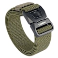 Miniatyrbild 1 av 6: VATLTY 2021 Stretching taktiskt bälte för män Zinklegering Pluggbart spänne Utomhusarbete Vandring Elastiskt bälte Jakttillbehör ArmyGreen 125cm