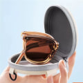 Miniatyrbild 2 av 6: Mode hopfällbara fyrkantiga solglasögon dam överdimensionerade solglasögon män Retro svarta solglasögon solglasögon glasögon UV400 Oculos De Sol A-2