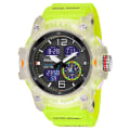 Miniatyrbild 1 av 6: Watch Quartz Armbandsur Sport 50M Vattentät Väckarklocka Ljus Analog Digital Manklockor 8007 Herrklockor Digital LIGHT-YELLOW