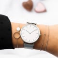 Miniatyrbild 4 av 6: Lyx watch Dam Armbandsklockor Toppmärke Dam Casual Quartz Watch Stål Damarmbandsur Montre Femme Relogio Rose Gold White