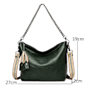 Miniatyrbild 4 av 5: Nya designerkedjor Handväskor Damväska Mode Mjukt PU-läder Kvinnor Axelväskor Stor Lyx Kvinnlig Crossbody tygväska Gray