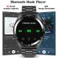 Miniatyrbild 6 av 6: Ny Bluetooth Call Smart Watch 454*454 AMOLED 1,39 tums watch Visa alltid tiden 8GB lokal musik Smartwatch Herr Mesh Belt Black Original box