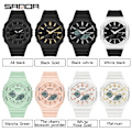 Miniatyrbild 6 av 6: SANDA Utomhussportklockor Män Ms LED Digitala klockor Militär Vattentät Date Elektronisk Watch Pojke Tjej Relogio Masculino Platinum