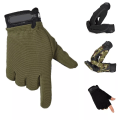 Miniatyrbild 2 av 6: Taktiska utomhushandskar Taktiska handskar Halvfinger Sporthandskar Fitness Fotvandring Ridning Cykling Militär Kvinnors Herrhandskar 2-camouflage XL