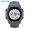 Miniatyrbild 5 av 6: Reloj Hombre Utomhus Digitala klockor Sport LED Män Big Dial Round Watch Luminous Casual Clock Multifunction Wrist Stoppur 2022 Red