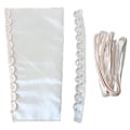 Miniatyrbild 1 av 6: 3st/ set Satin Korsett Kits Dragkedja Byte Bröllopsklänning Rygg Spets Webbing DIY Craft Bröllopsklänning Tillbehör Spets 4 Champagne One Size