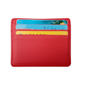Miniatyrbild 6 av 6: 1 st Nytt mode för män/kvinnor Mini-ID-kort Business Case PU-läder Ultratunt Case Student case Red A