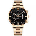 Miniatyrbild 1 av 6: reloj hombre Mode Män Klocka i rostfritt stål Watch Kvarts Watch Business Klockor Man Klocka relogio masculino Style 8