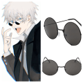 Miniatyrbild 2 av 6: Cosplay Gojo Satoru Glasögon Glasögon Jujutsu Kaisen Svarta Solglasögon Cosplay Kostym Accessoarer Anime rekvisita Män Dam Present White Other
