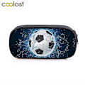 Miniatyrbild 1 av 6: Fotbolls-/ print Kosmetiska fodral Pennväska Pojkar Skolväskor Barn Case Barn Stationära väskor qbbfoot04