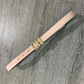 Miniatyrbild 4 av 6: Strassspänne Kohudsbälte Män Hög kvalitet Kvinnor Klänning i äkta läder 2,5 cm Rem för jeans Midjeband Black 110cm