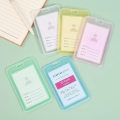 Miniatyrbild 6 av 6: Kvinnor Män Cover Case Transparent Business Bank Arbets-ID Studentbuss Kreditkort Skydda Hållare Case för studenter a