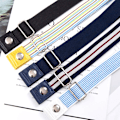 Miniatyrbild 2 av 6: Spännefritt elastiskt osynligt bälte för kvinnor Plus Size Hög kvalitet utan spänne Jeans Enkelt bälte män Inget krångel Designbälte B-5 60-95cm
