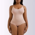 Miniatyrbild 1 av 6: Sömlös Body Shapewear Kvinnor Magen Slimming Shapewear Överlappande grentrosor Shapers Waist trainer Body Shaper Underkläder Skin M