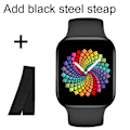 Miniatyrbild 1 av 6: Smart Watch Series 8 W58 W59 W38 W28 Pro Smartwatch Dam Herr NFC Vattentät BT Call Heartrate Monitor IWO För Apple Android BKSs add BKN W58