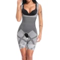 Miniatyrbild 1 av 6: Shapewear Waist trainer Body Shaper Bantning Underkläder Kvinnor Bantning Bälte Korrigerande Underkläder Rumplyftare Bälte Minska Faja Gray S M 40-50KG