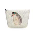 Miniatyrbild 1 av 3: 2022 tecknad igelkottsblomma printed kosmetisk väska för kvinnor Harajuku Casual Makeup-väskor Bärbar rese-toalettväska Case sn5706 Hedgehog Bag