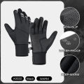 Miniatyrbild 1 av 6: Kyncilor Cykelhandskar Guantes Ciclismo Herr Dam Handske Vattentät Anti Halk Pekskärm Vandring Vinterhandskar BK-22 L