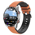 Miniatyrbild 1 av 6: Smart Watch Bluetooth Call Ecg Ppg Full Touch Screen Väder Samtalsinformation Påminnelse Multi Voice Sports Mode Smart Armband belt orange