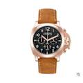 Miniatyrbild 1 av 6: Lyx Toppmärke Watch Herr Vattentät Kvartsbrunt Läder Militär Armbandsur Herr Arméklocka Man watch hombre hodinky Style B- 7
