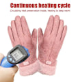 Miniatyrbild 3 av 6: Moto USB Uppladdningsbara Uppvärmda Handskar Med Finger Touch Screen Design För Kvinnor Flickor Vinter Motorcykel Racing Ridhandskar Temperature adjustab